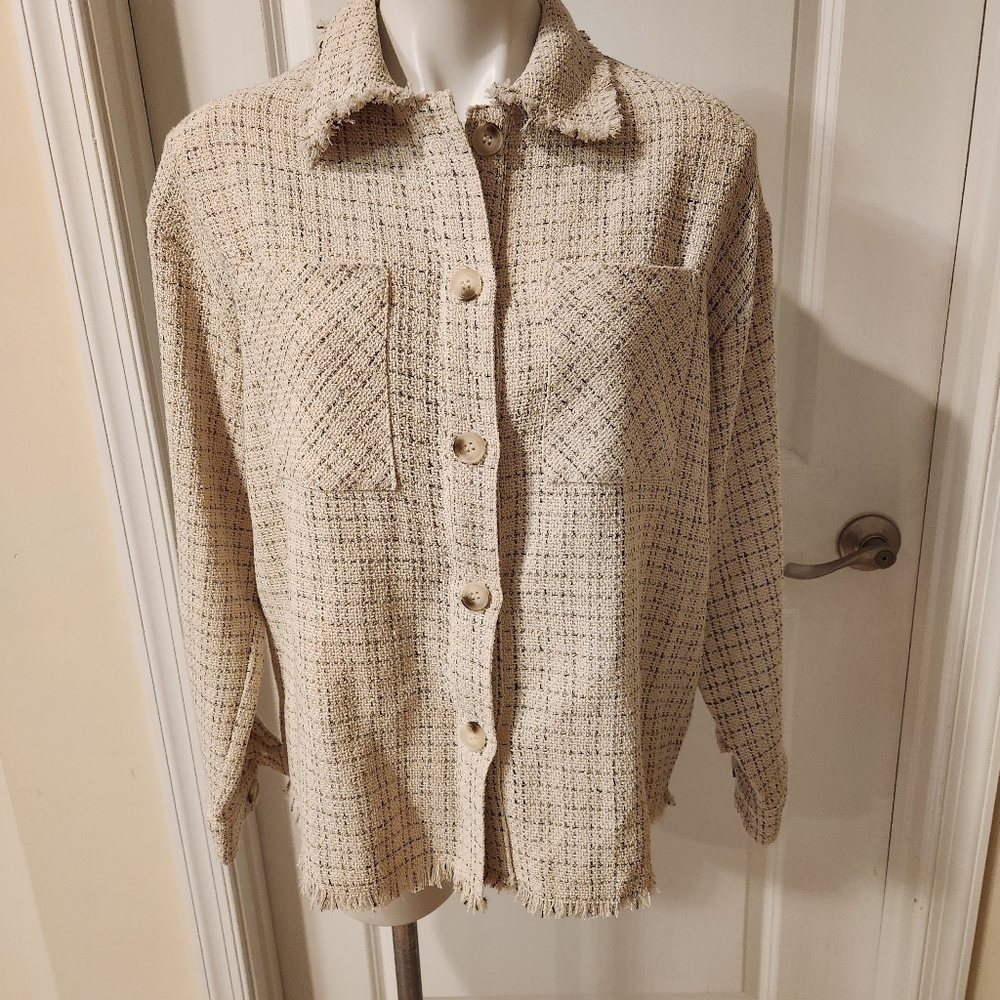 Sage the Label new with tags oversized button down shirt Small